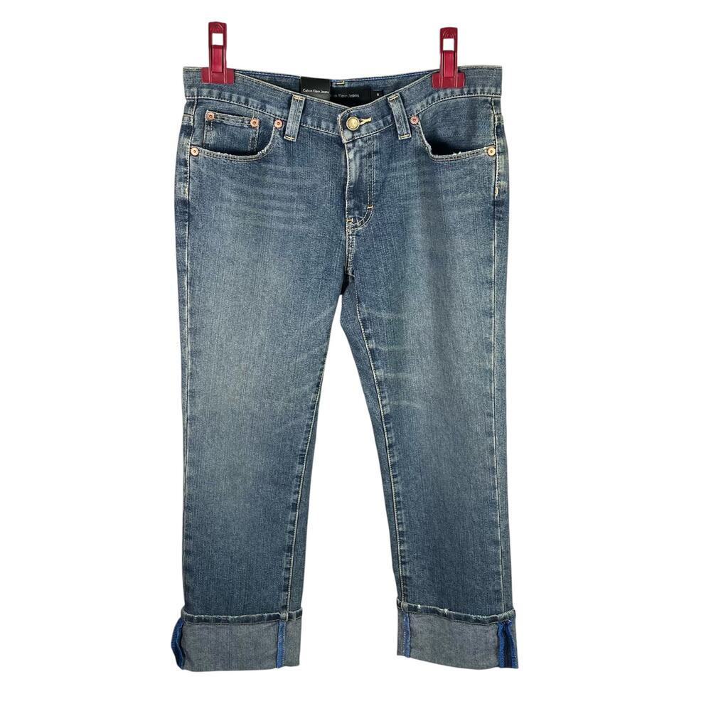 Calvin Klein Women's Straight Leg Jeans - Medium Blue Wash